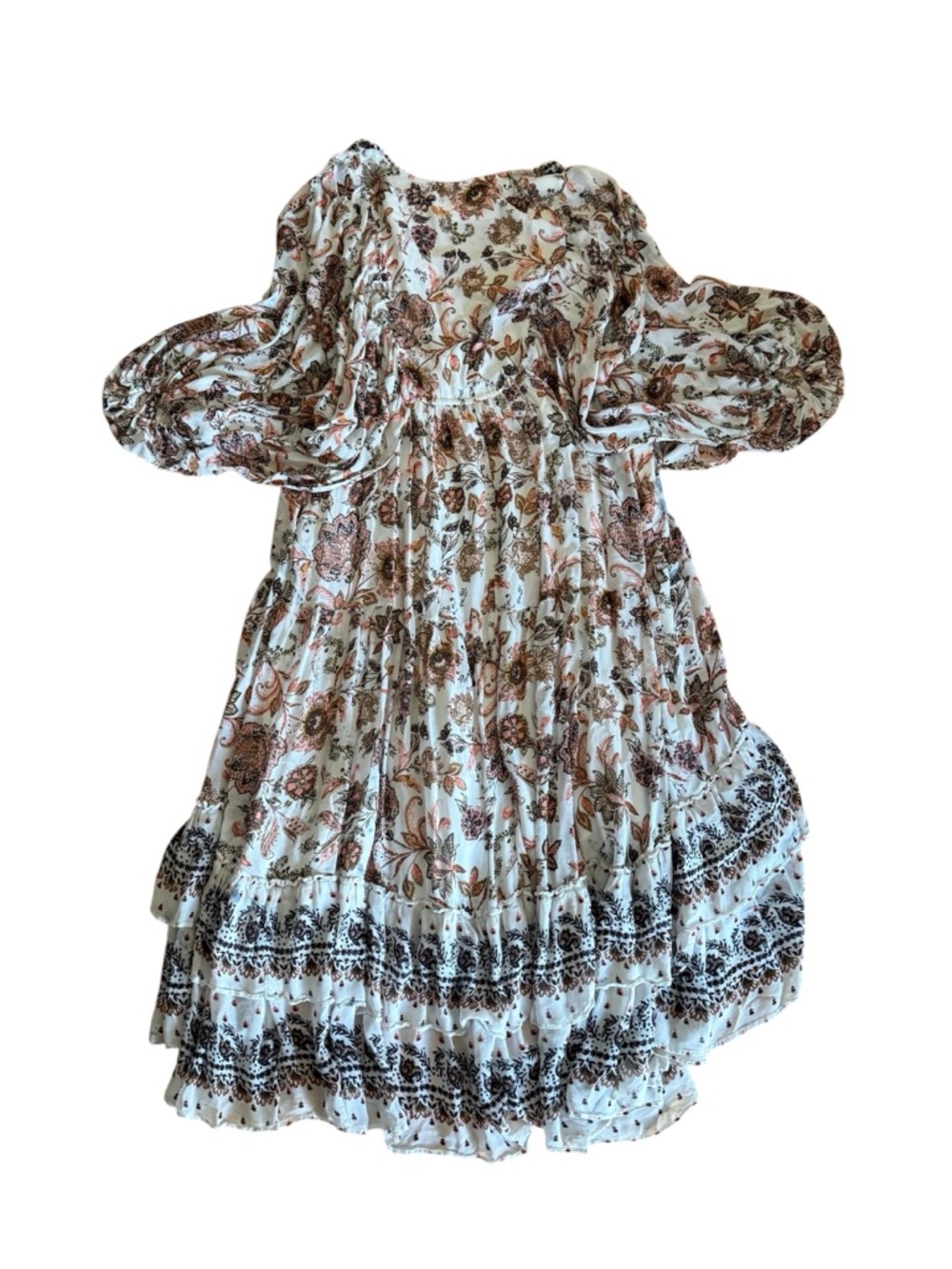 EUC Anthropologie Boho Floral Maxi Dress (XL) - Picture 14 of 14
